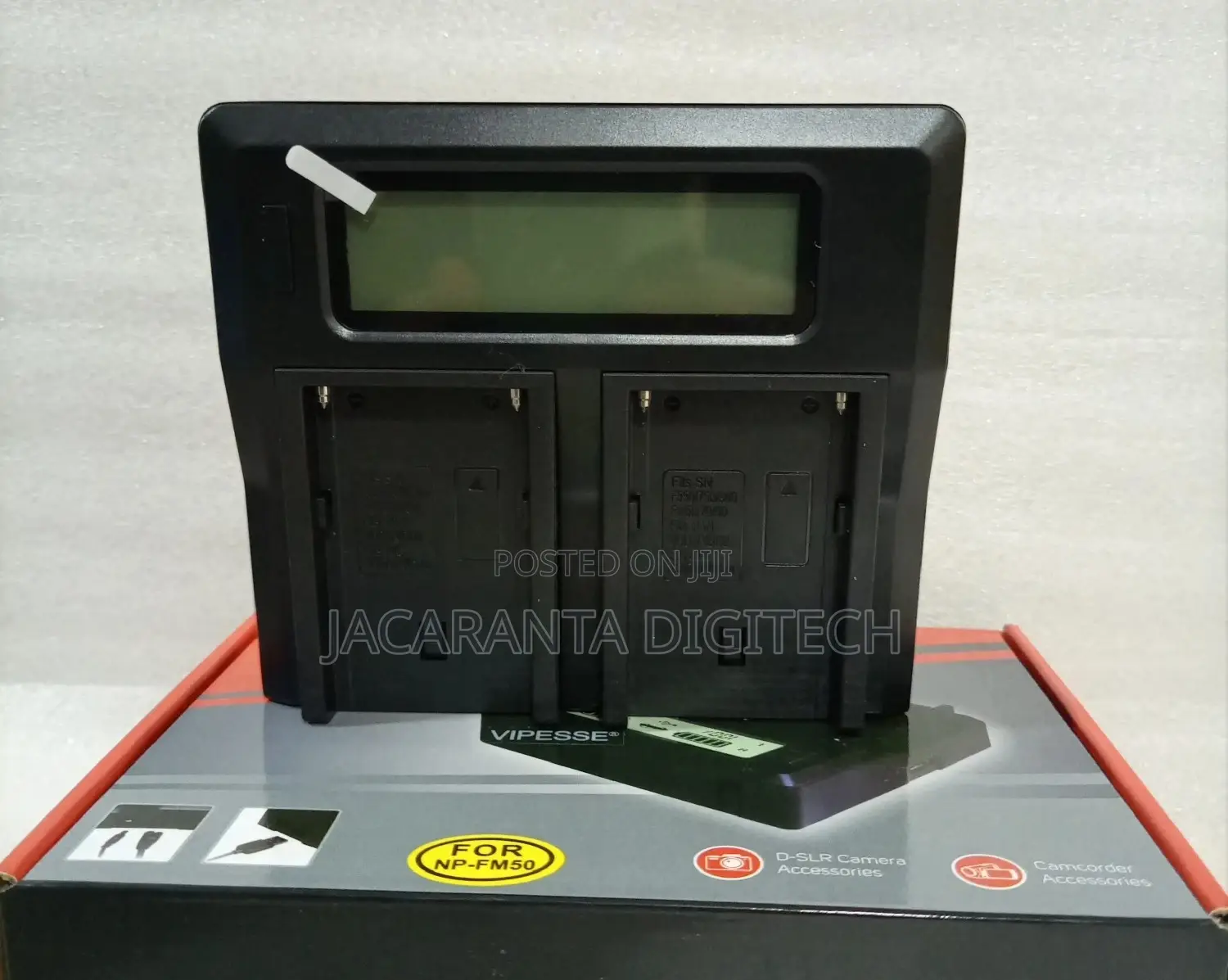 Duo LCD Charger for L Series Batteries Np-F970/
