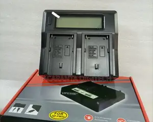 Duo LCD Charger for L Series Batteries Np-F970/