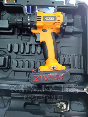 Electric Portable Drill With Rechargeable Battery 21v