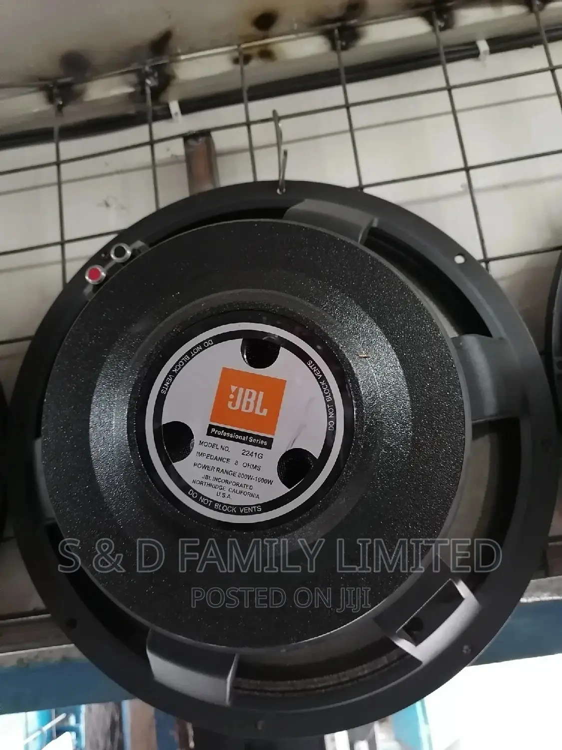 JBL 15 Inch Midrange Speaker