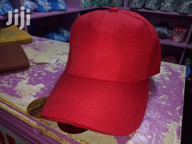 Red Polyester Caps