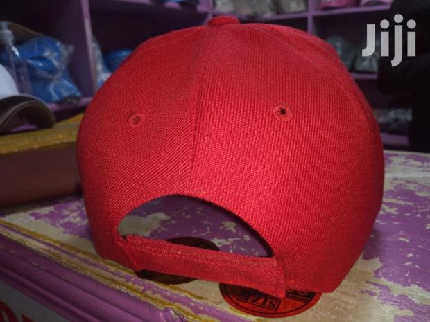 Red Polyester Caps - thumbnail 2