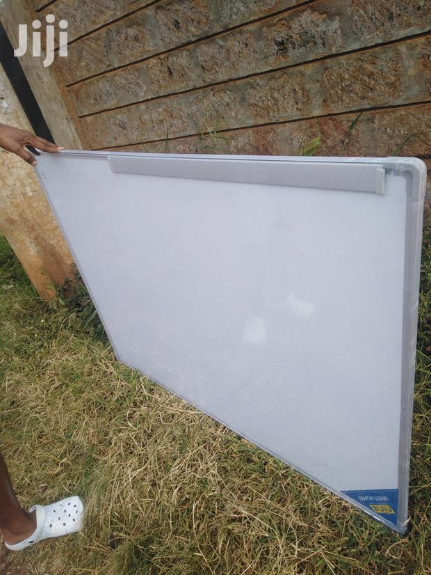Whiteboard Pinboard Double-Sided Wall Mounted All Sizes - thumbnail 2