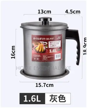 1.6litres Stainless Steel Oil Jar/Filter