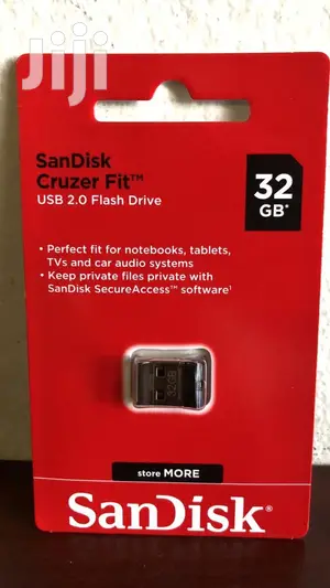 Sandisk 32gb Cruzer Fit Usb Flash Drive