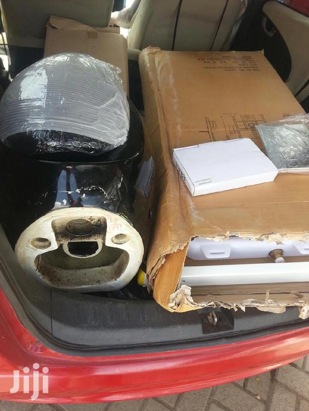 Concealed Unique Black Toilet - main view