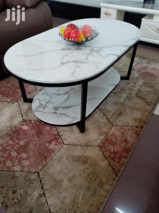 Marble Oval Shaped Coffee Table