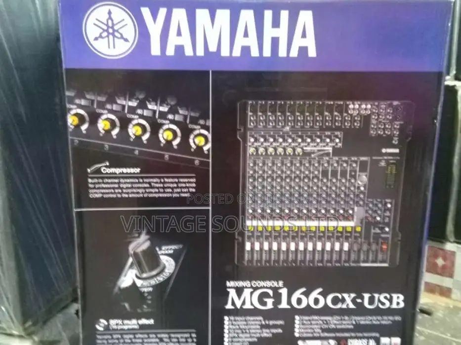 Yamaha Plain Mixer Mg166cxusb
