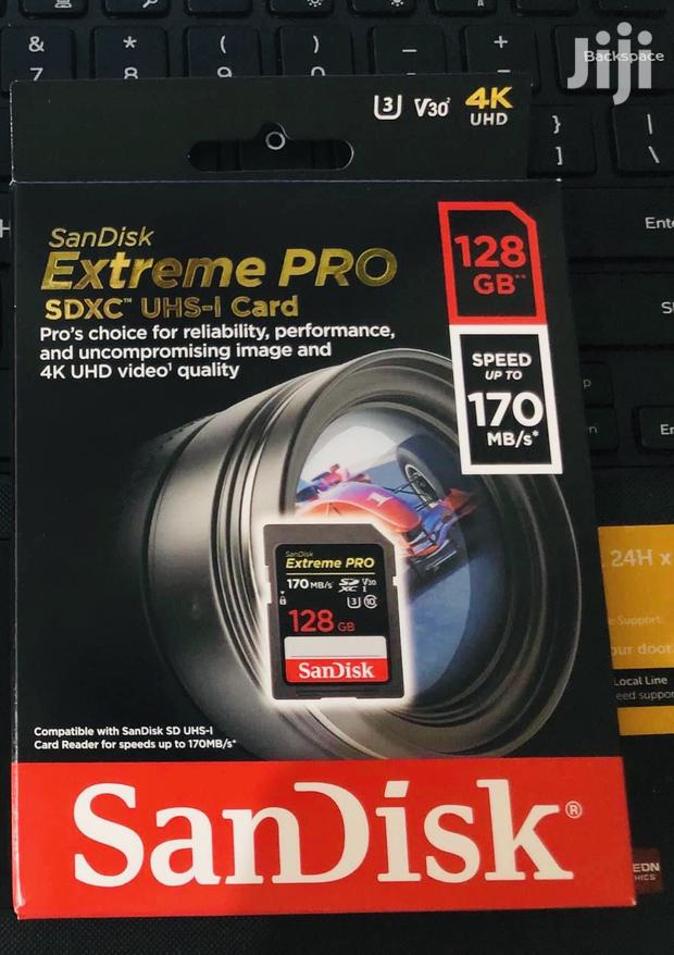 Sandisk 128gb Extreme Pro SDXC Uhs-I Card Uhd, Sd Card