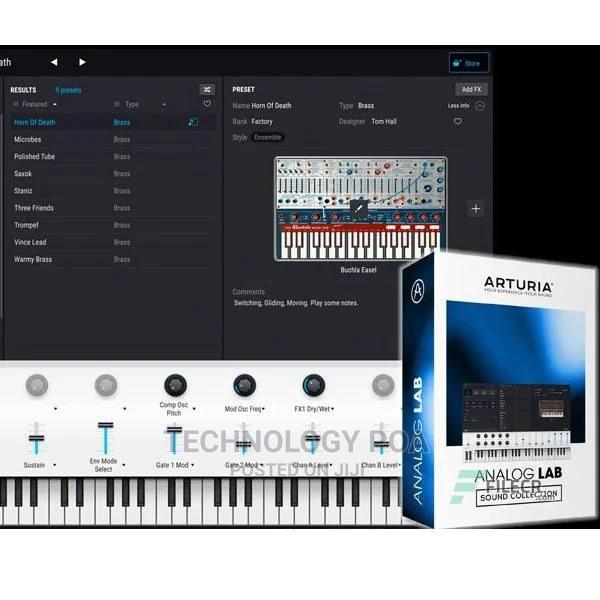 Arturia Analog Lab - main view