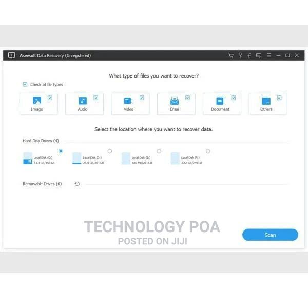 Aiseesoft Data Recovery - main view
