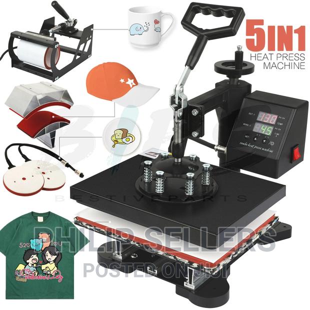10x12 Inch 5 in 1 Combo Heat Press Machine - main view