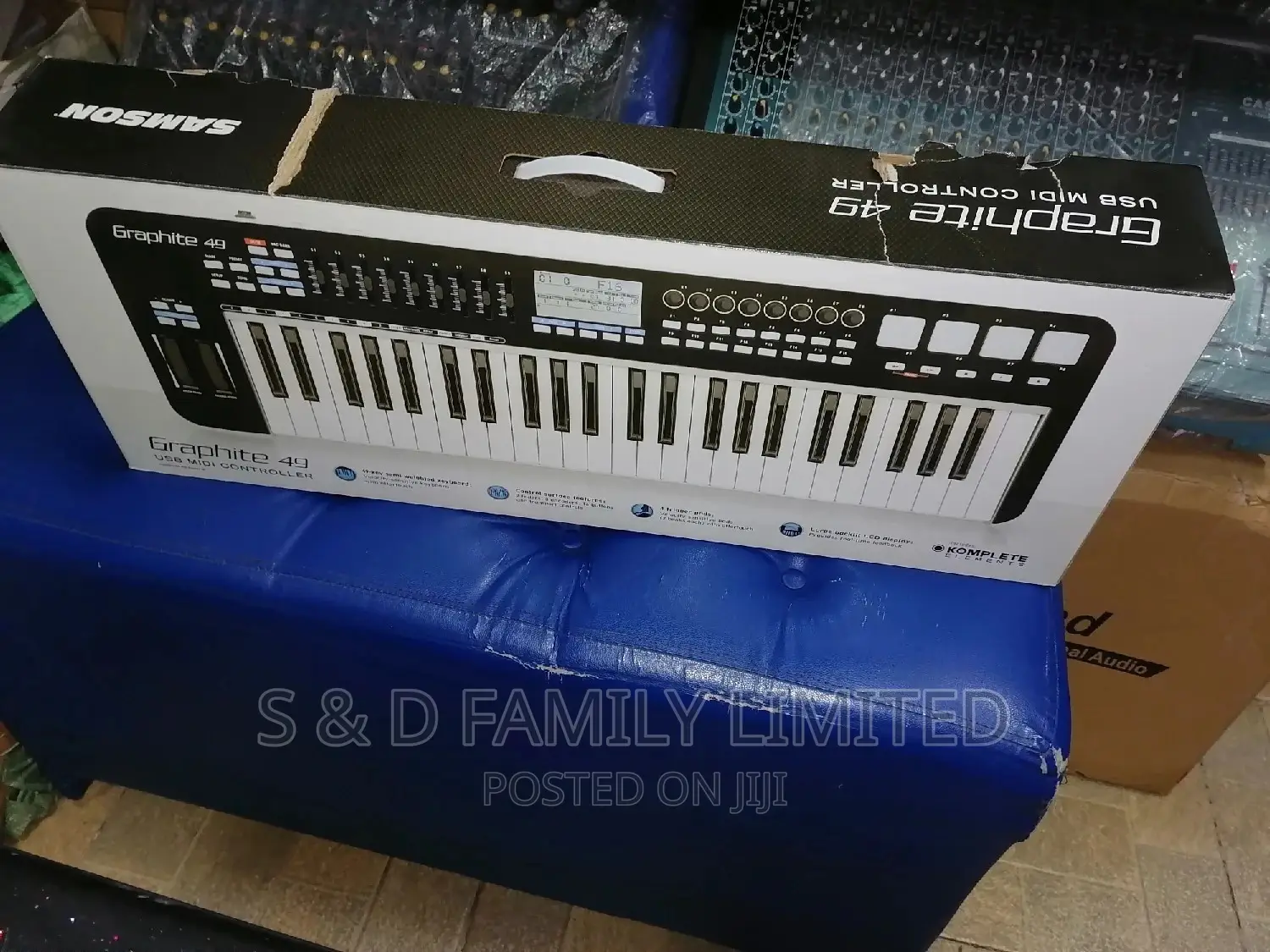 Samson Graphite 49 Midi Keyboard With Drumpad