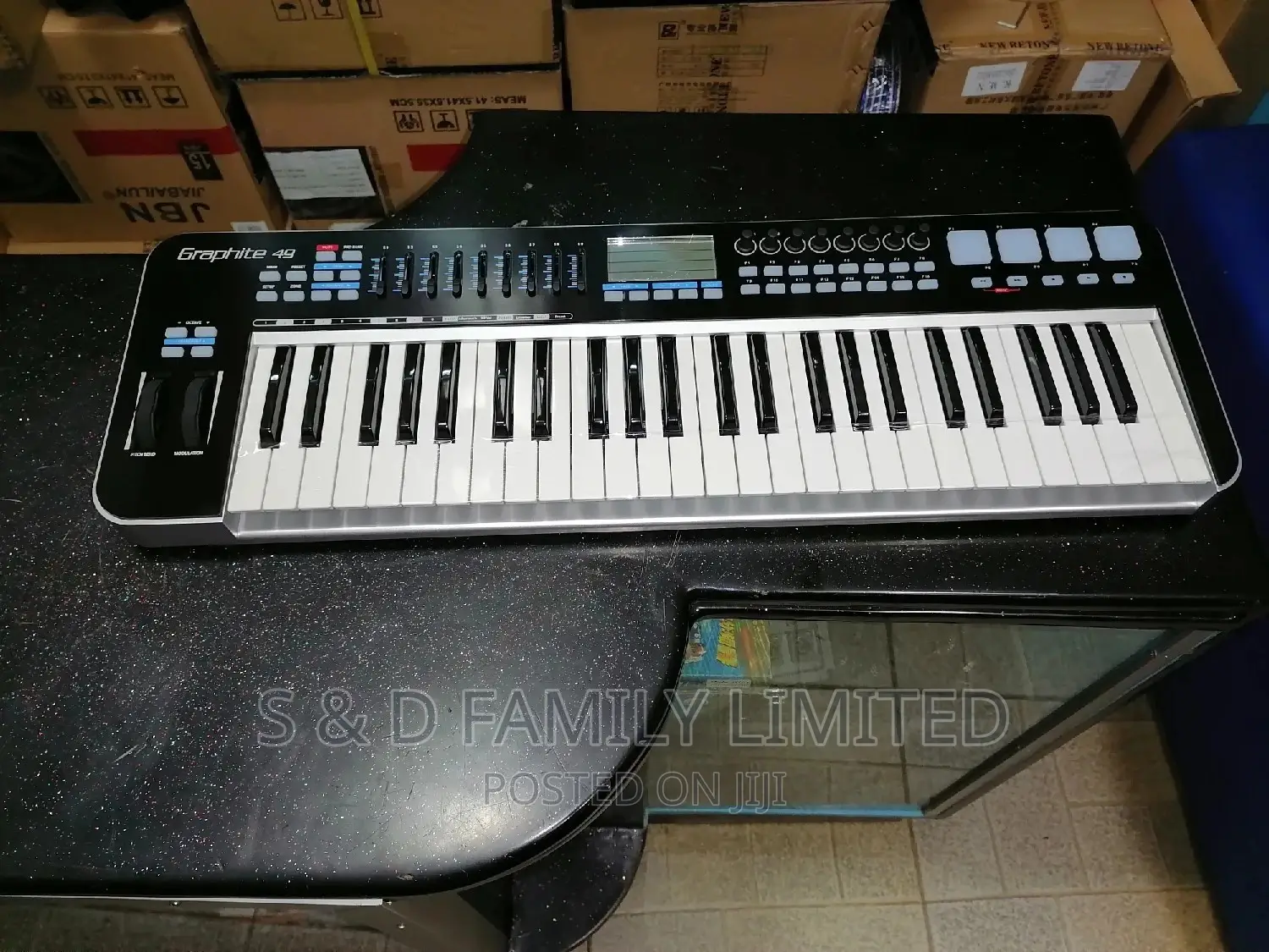 Samson Graphite 49 Midi Keyboard With Drumpad
