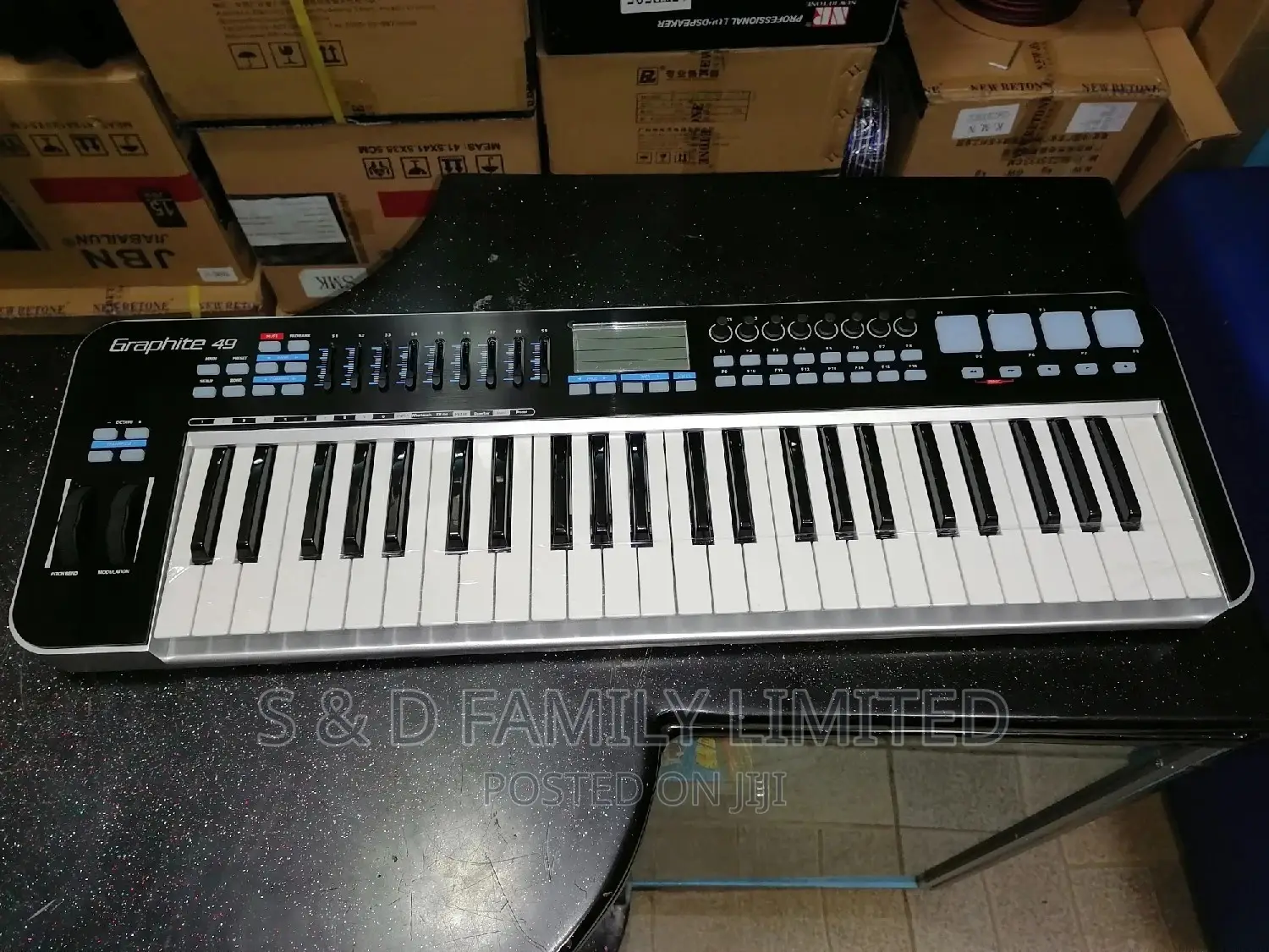 Samson Graphite 49 Midi Keyboard With Drumpad