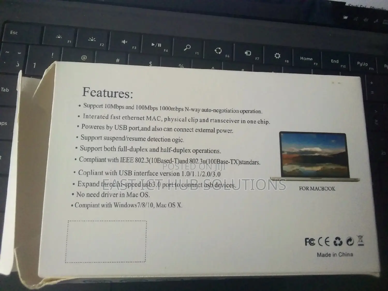 Usb Hub Type C to Lan Adapter 3.0