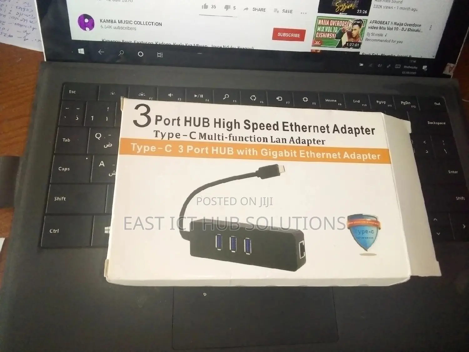 Usb Hub Type C to Lan Adapter 3.0