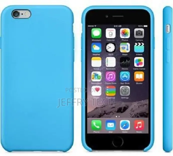 Silicone iPhone 6 / 6S Back Cover Case - Blue