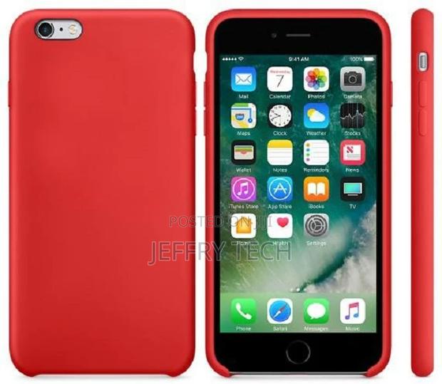 Silicone iPhone 6 / 6S Back Cover Case - Blue - thumbnail 2