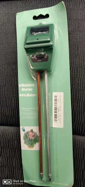 Soil Ph, Moisture and Sunlight Measuring Meter