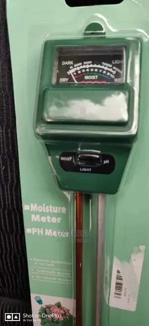 Soil Ph, Moisture and Sunlight Measuring Meter