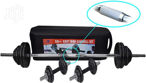 50kg Dumbbells/Barbell Set - thumbnail 5