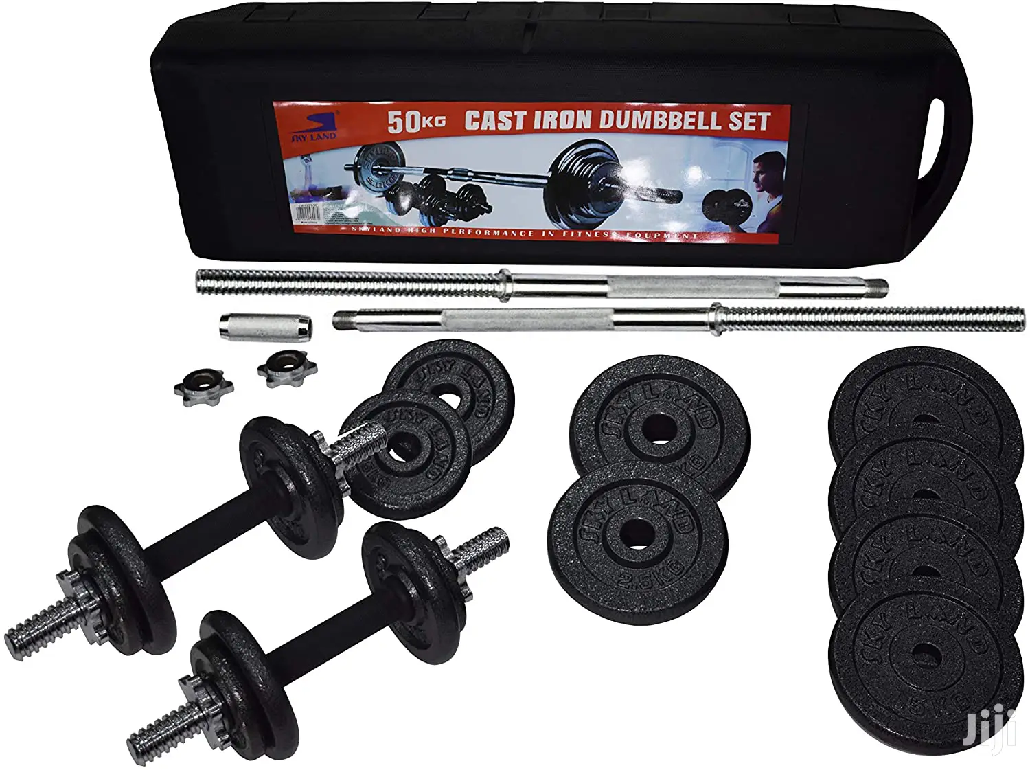 50kg Dumbbells/Barbell Set