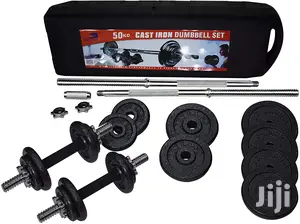 50kg Dumbbells/Barbell Set