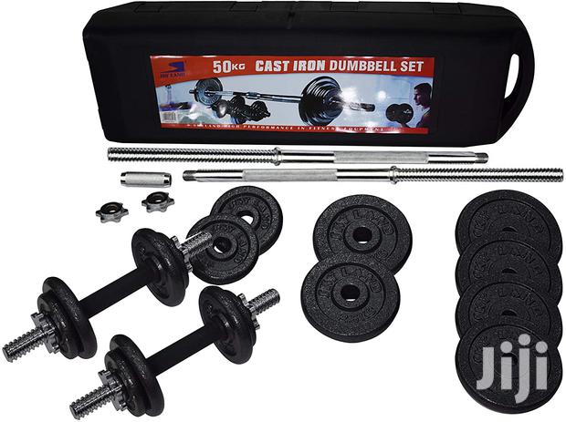 50kg Dumbbells/Barbell Set - thumbnail 3