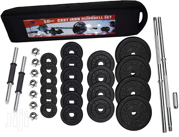 50kg Dumbbells/Barbell Set - thumbnail 2