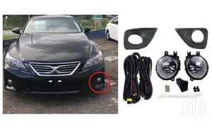 GRX130: Toyota Mark X : Complete Fog Lamp Set With Switch,