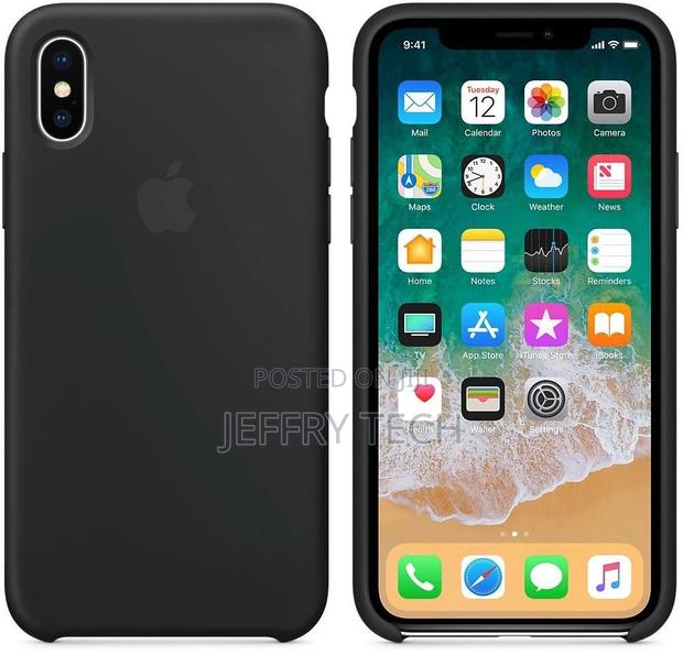 Apple iPhone X Silicone Case - Black