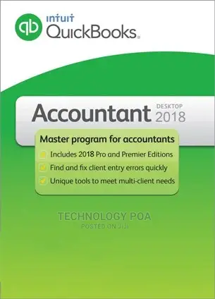 Intuit Quickbooks UK Pro or Premier 2018 ( License Key )