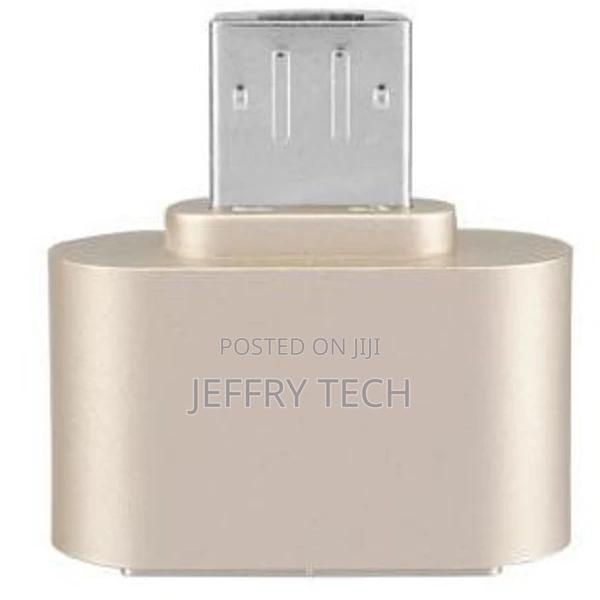 OTG Micro USB Connector - Gold - thumbnail 2