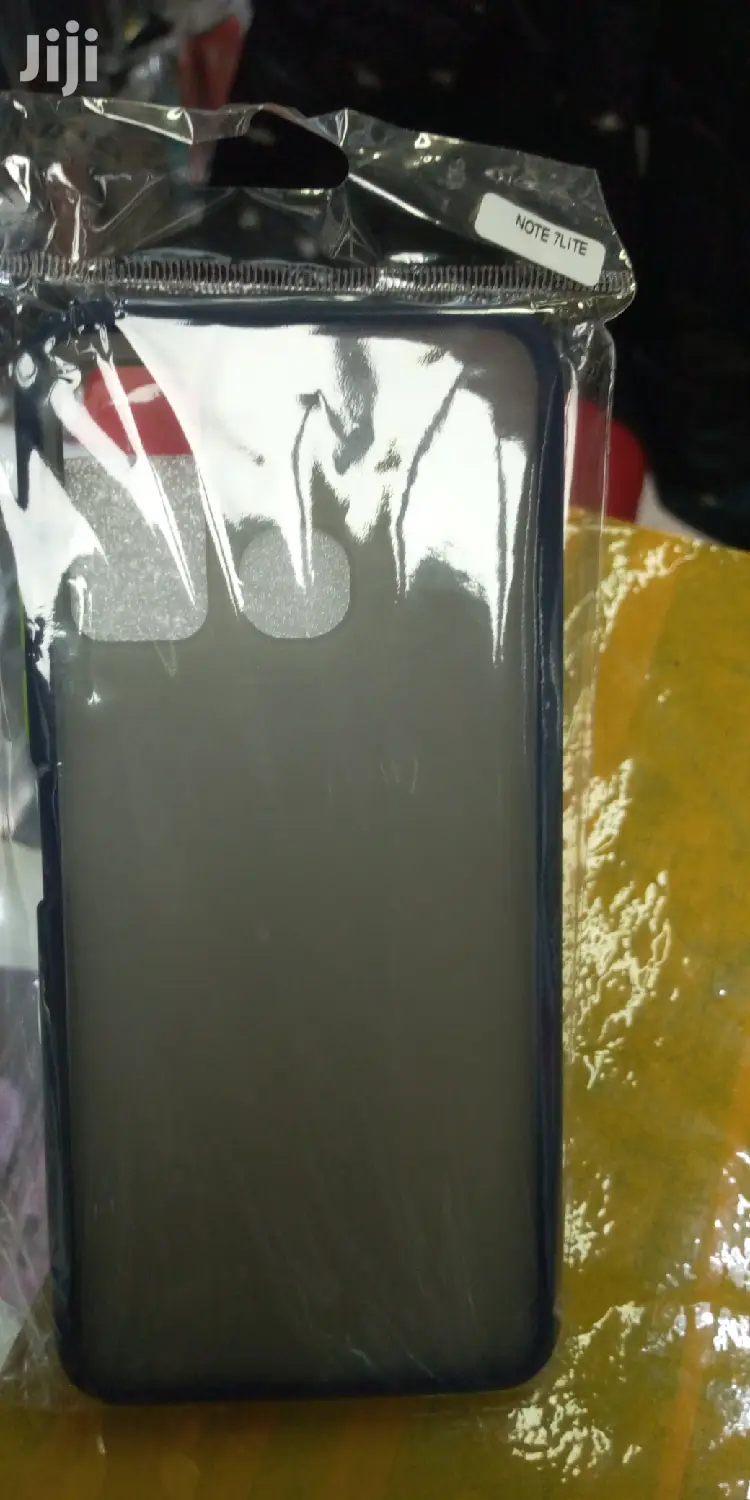 Translucent Soft Note 7 Lite Back Cover.