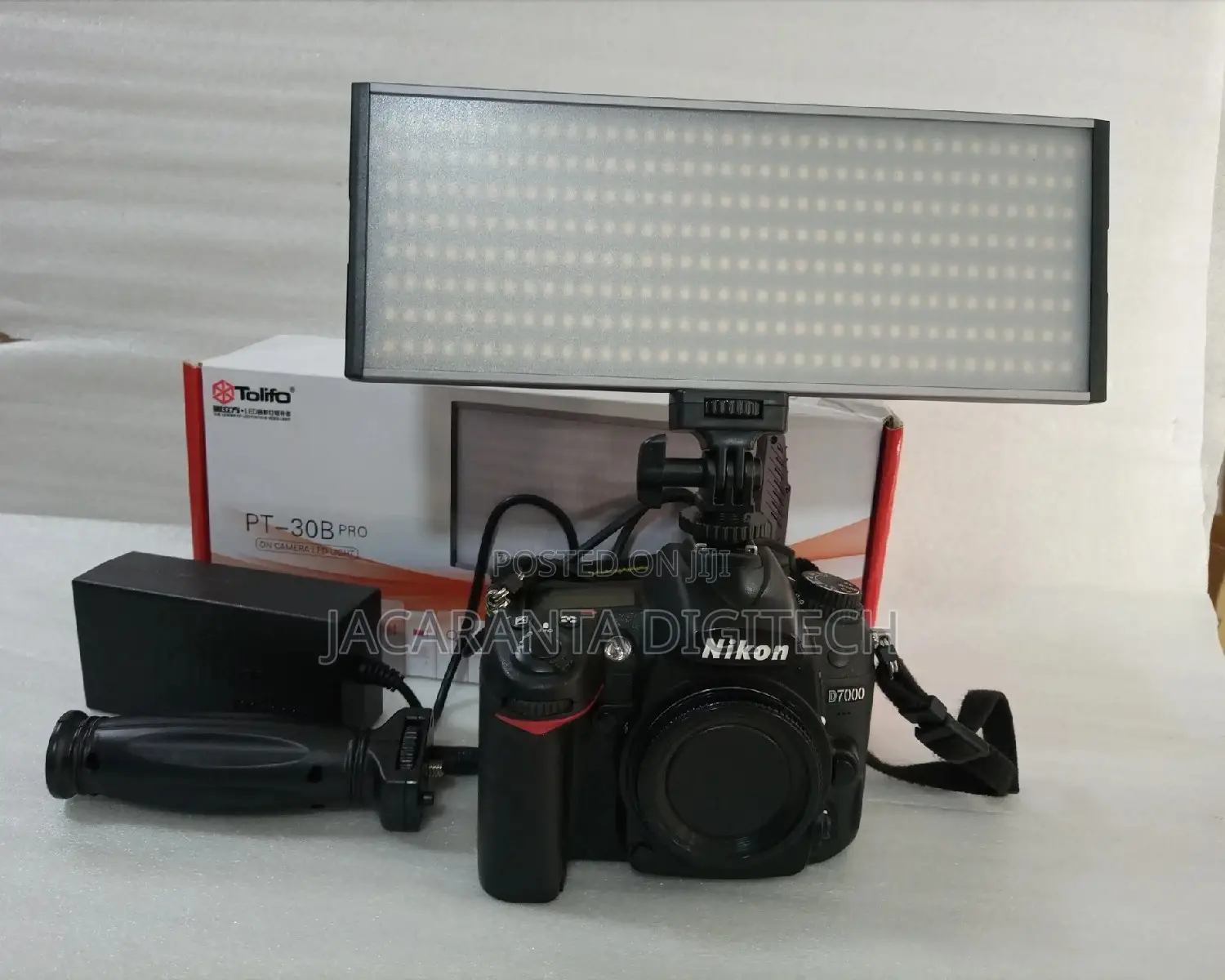 Tolifo Pt-30b Pro Led Camera Video Light DSLR Cameras