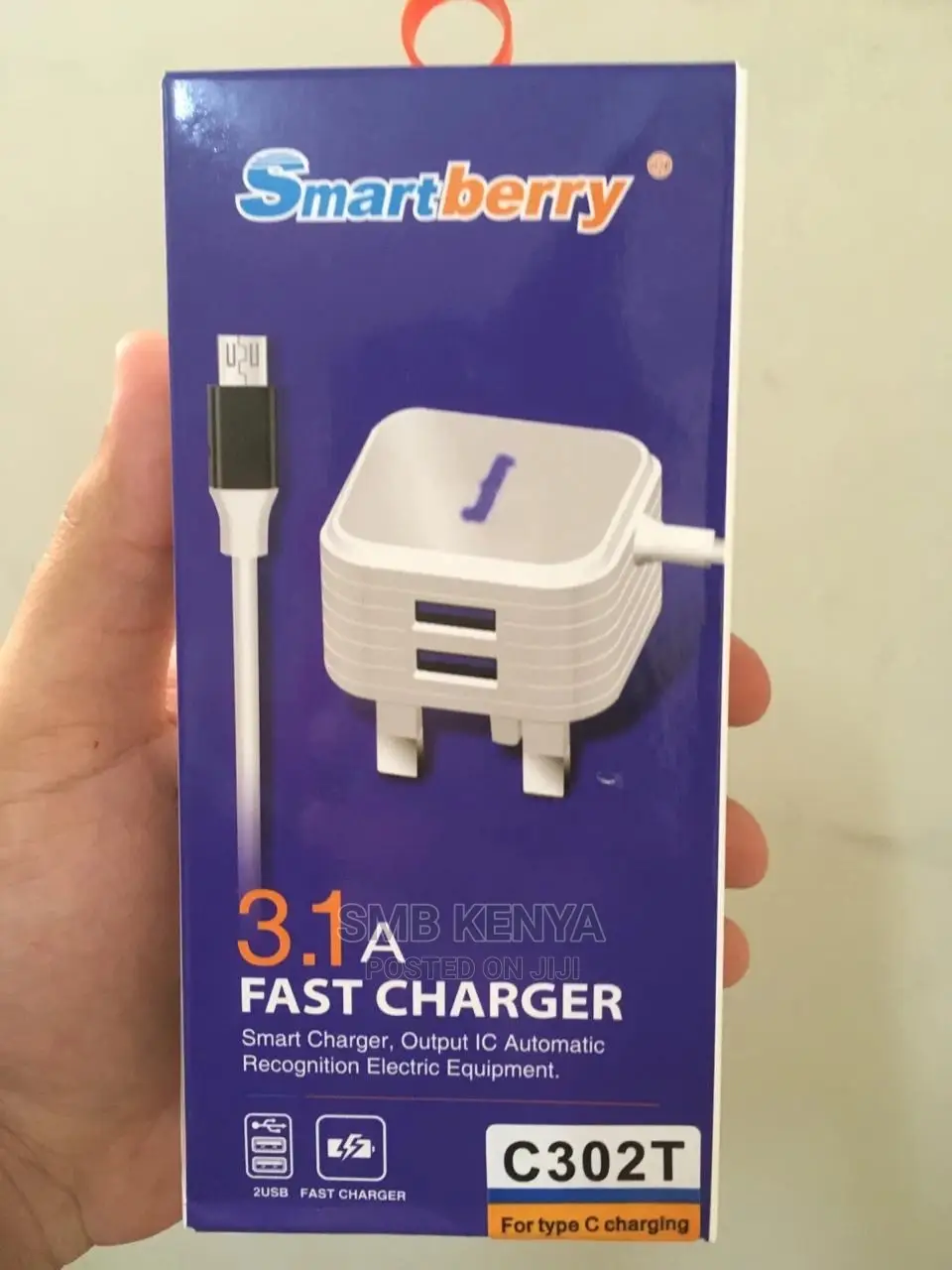 Type C Fast Charger With Two Extra Ports