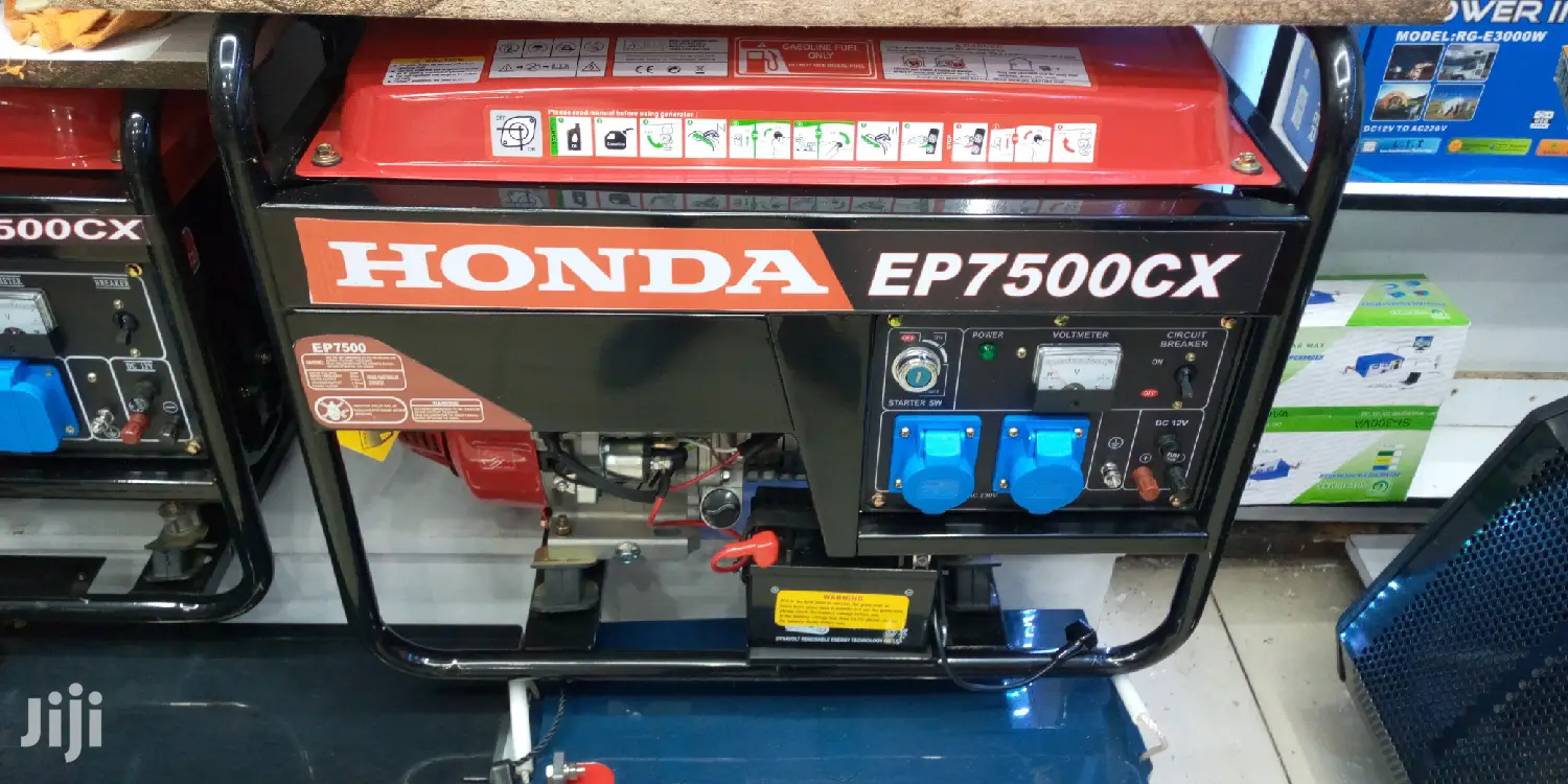 Honda 7.5kva Petrol Generator; EP7500CX