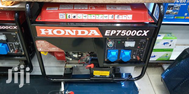 Honda 7.5kva Petrol Generator; EP7500CX
