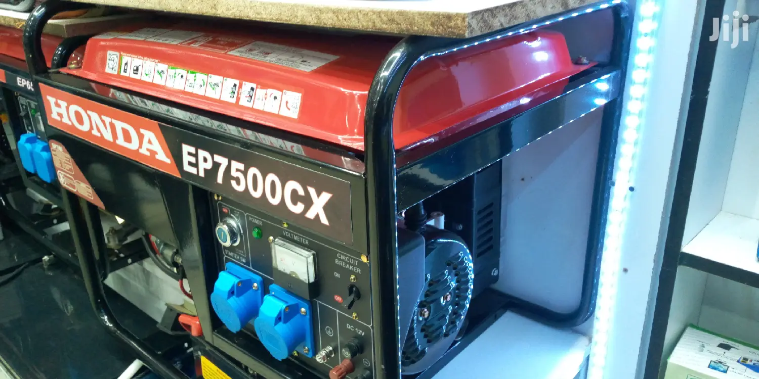 Honda 7.5kva Petrol Generator; EP7500CX