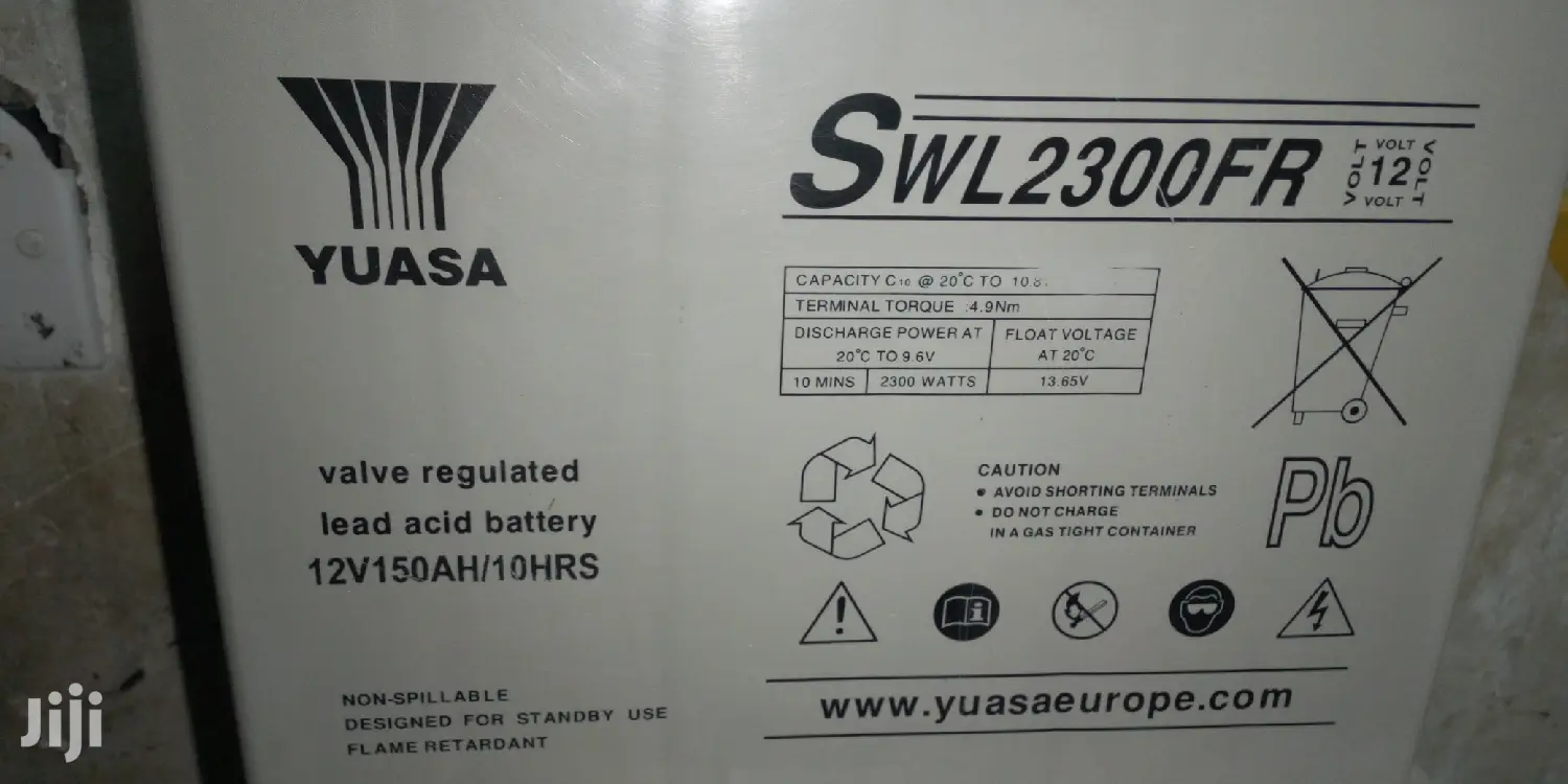 Yuasa SW2300RF Led Acid Battery 150ah