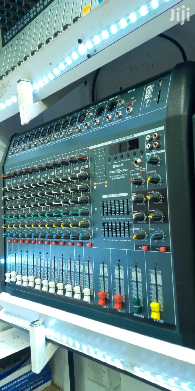 Crest Audio Bluetooth 12channel Professional Mixer