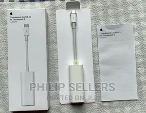 Apple Thunderbolt 3 (USB-C) To Thunderbolt 2 Adapter