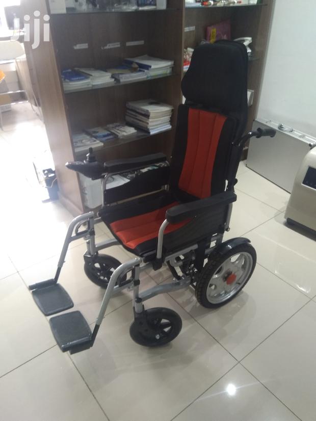Electric Wheelchair With Head Rest - main view