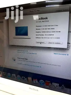 Laptop Apple MacBook 4GB Intel Core 2 Duo HDD 250GB
