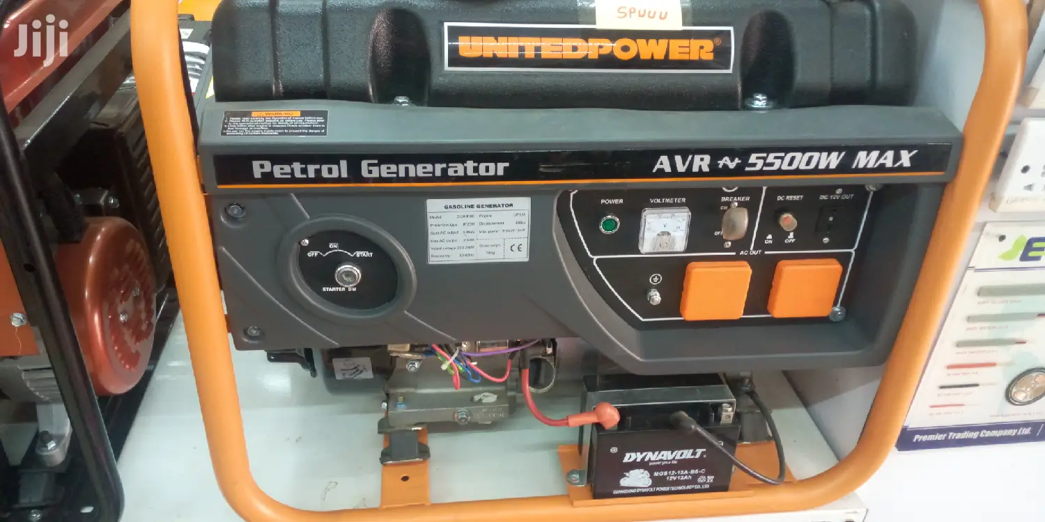 Unitedpower Petrol Generator 5.5kva; AVR5500W Max