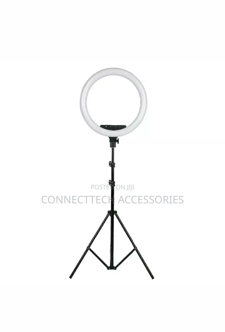 18 Inches Ring Light With Stand And 3 Phone Holder
