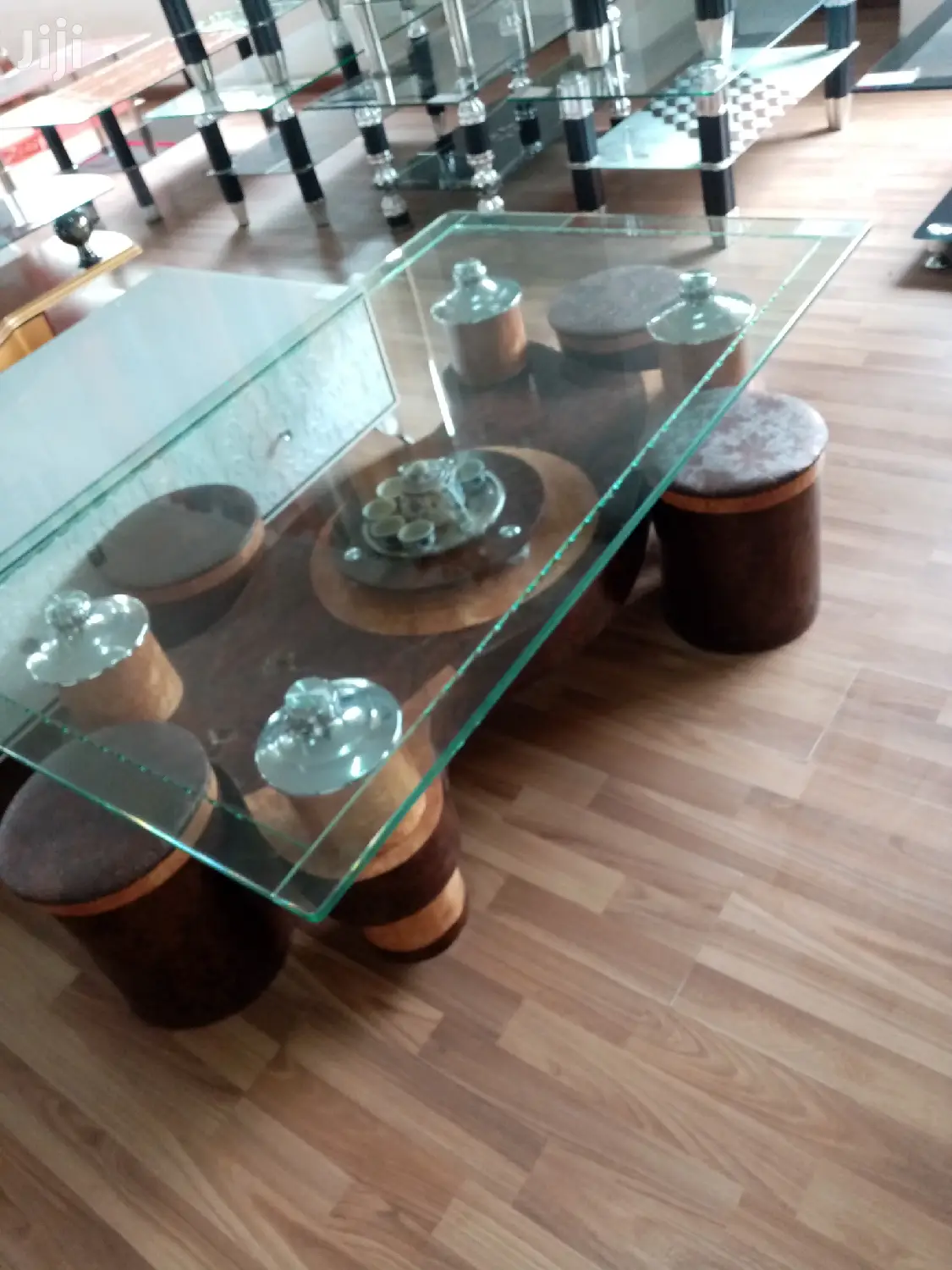 Puff Brown Coffee Table