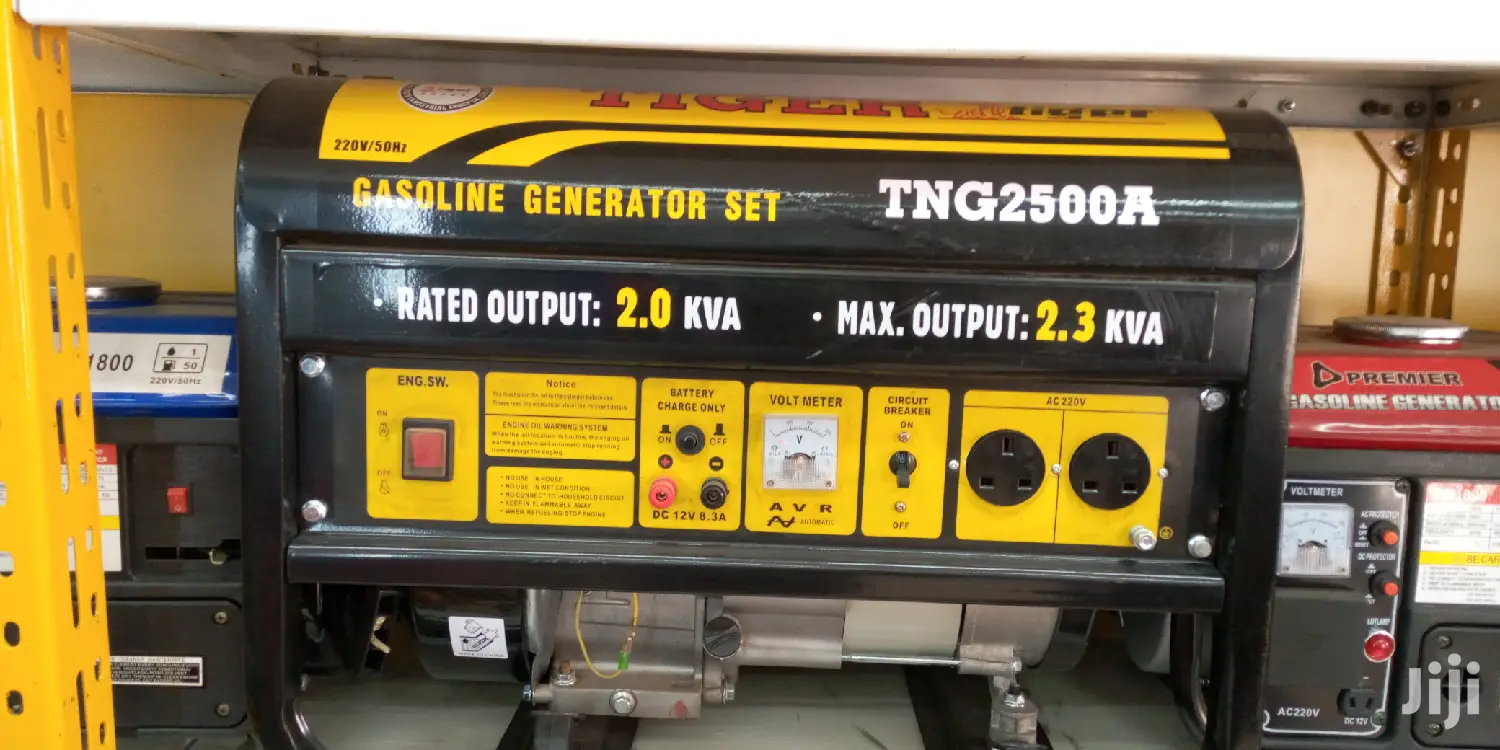 Original Tiger Gasoline Petrol Generator 2.3kva; TNG2500A