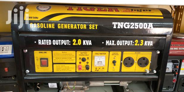 Original Tiger Gasoline Petrol Generator 2.3kva; TNG2500A